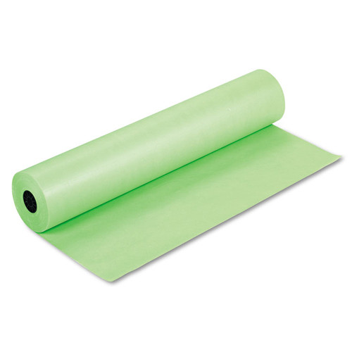 Rainbow Duo-Finish Colored Kraft Paper, 35 lb Wrapping Weight, 36" x 1,000 ft, Lite Green [SKU: PAC63120]