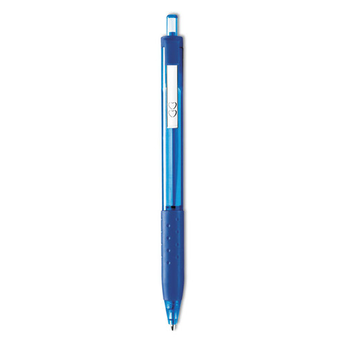 InkJoy 300 RT Ballpoint Pen, Retractable, Medium 1 mm, Blue Ink, Blue Barrel, Dozen [SKU: PAP1951259]
