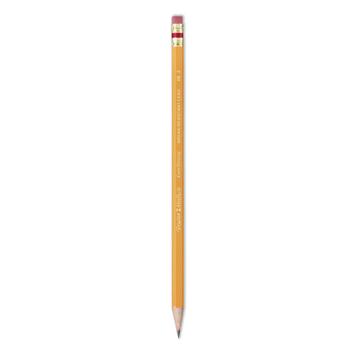 EverStrong #2 Pencils, HB (#2), Black Lead, Gold Barrel, Dozen [SKU: PAP2065456]