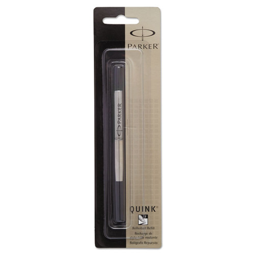Refill for Parker Roller Ball Pens, Fine Conical Tip, Black Ink [SKU: PAR1950321]