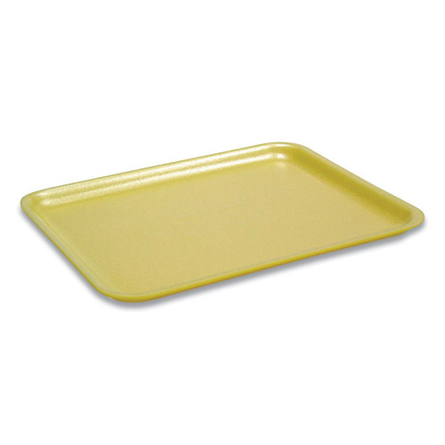 Supermarket Tray, #17S, 8.4 x 4.5 x 0.7, Yellow, Foam, 1,000/Carton [SKU: PCT51P317S]