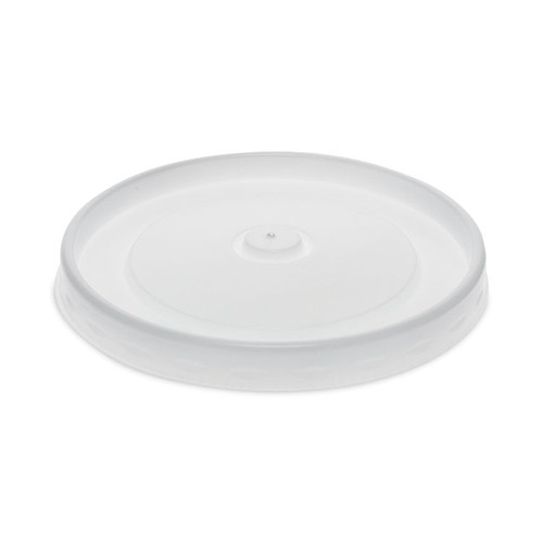 Paper Soup Cup Lid, For 32 oz Soup Cups, 3.13" Diameter x 0.69"h, White, Plastic, 500/Carton [SKU: PCTD32LD]