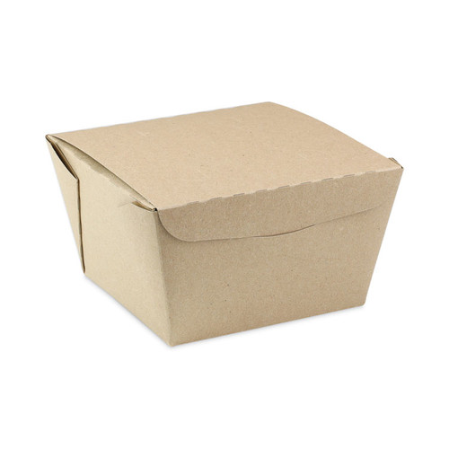EarthChoice OneBox Paper Box, 46 oz, 4.5 x 4.5 x 3.25, Kraft, 200/Carton [SKU: PCTNOB08KEC]