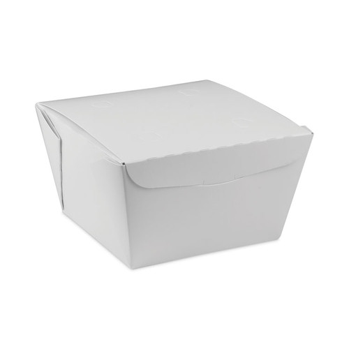 EarthChoice OneBox Paper Box, 46 oz, 4.5 x 4.5 x 3.25, White, 200/Carton [SKU: PCTNOB08W]