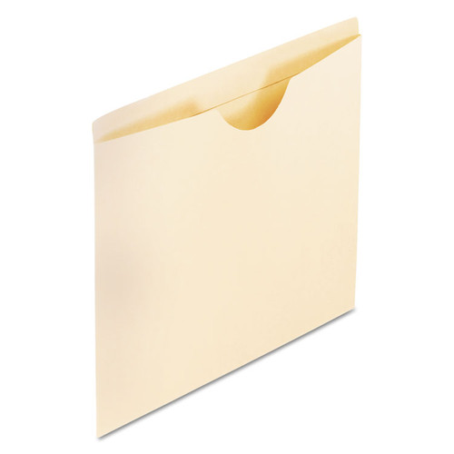 Manila Reinforced File Jackets, 2-Ply Straight Tab, Letter Size, Manila, 100/Box [SKU: PFX22000]