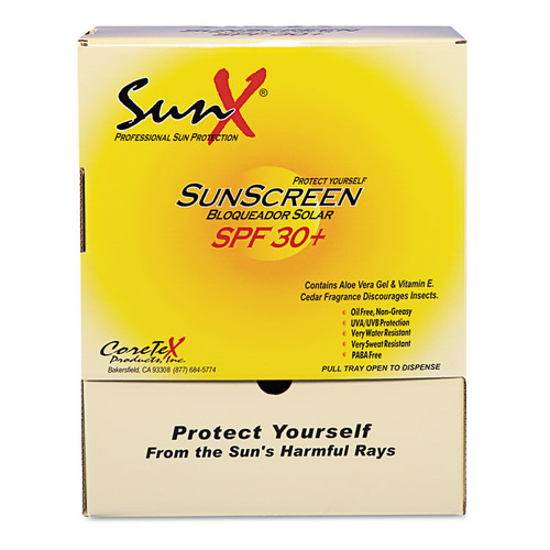 SPF30 Sunscreen, Single Dose Pouch, 100/Box [SKU: PFYCT91664]