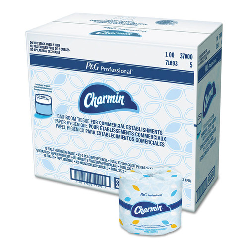 Commercial Bathroom Tissue, Septic Safe, Individually Wrapped, 2-Ply, White, 450 Sheets/Roll, 75 Rolls/Carton [SKU: PGC71693]