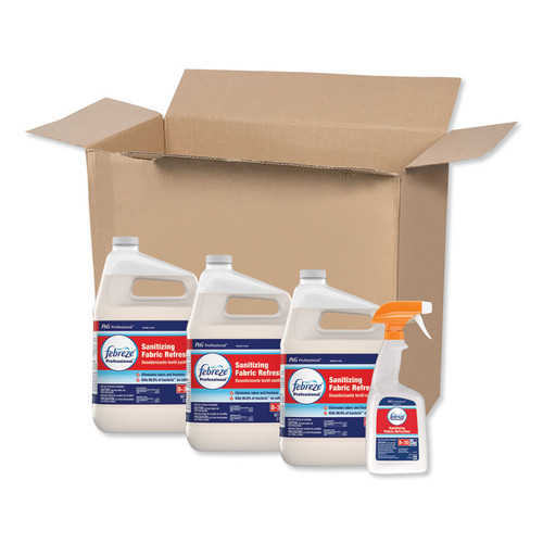 Professional Sanitizing Fabric Refresher, Light Scent, 1 gal Bottle, Ready to Use, 3/Carton [SKU: PGC72136]