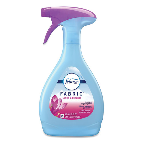 FABRIC Refresher/Odor Eliminator, Spring and Renewal, 27 oz Spray Bottle, 4/Carton [SKU: PGC97589]