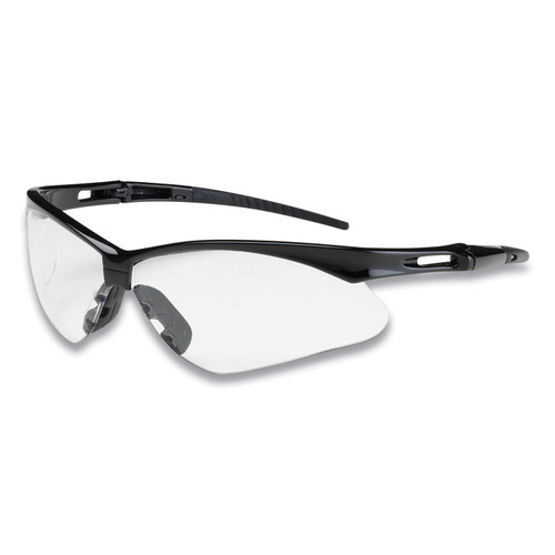 Anser Optical Safety Glasses, Anti-Fog, Scratch-Resistant, Clear Lens, Black Frame [SKU: PID250AN10111]