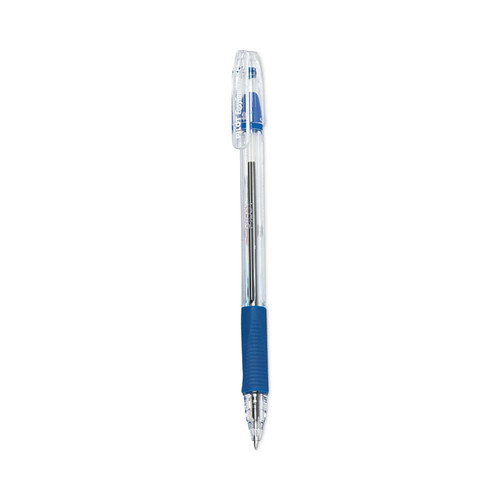 EasyTouch Ballpoint Pen, Stick, Medium 1 mm, Blue Ink, Clear Barrel, Dozen [SKU: PIL32011]