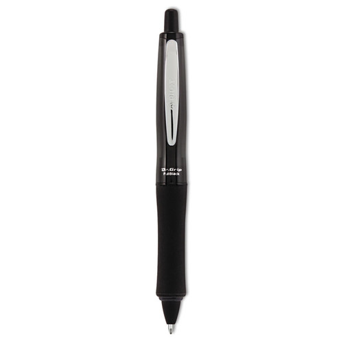 Dr. Grip FullBlack Advanced Ink Ballpoint Pen, Retractable, Medium 1 mm, Black Ink, Black Barrel [SKU: PIL36193]