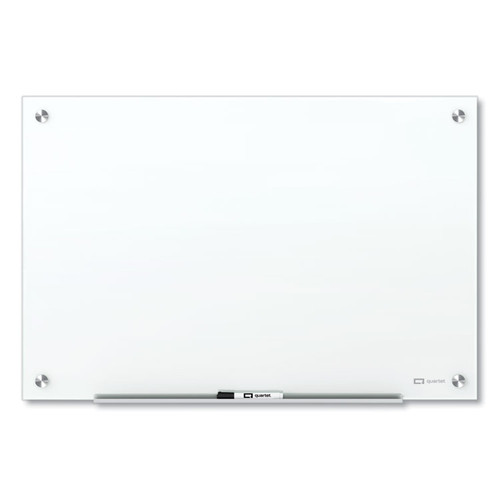 Brilliance Glass Dry-Erase Boards, 72 x 48, White Surface [SKU: QRTG27248W]