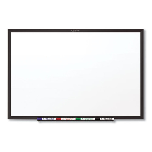Classic Series Total Erase Dry Erase Board, 60 x 36, White Surface, Black Frame [SKU: QRTS535B]