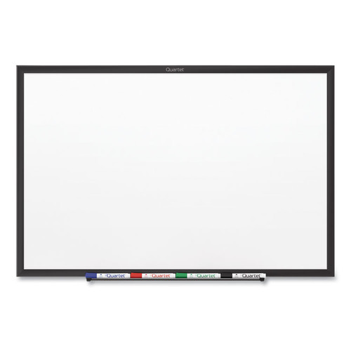 Classic Series Nano-Clean Dry Erase Board, 96 x 48, Black Aluminum Frame [SKU: QRTSM538B]