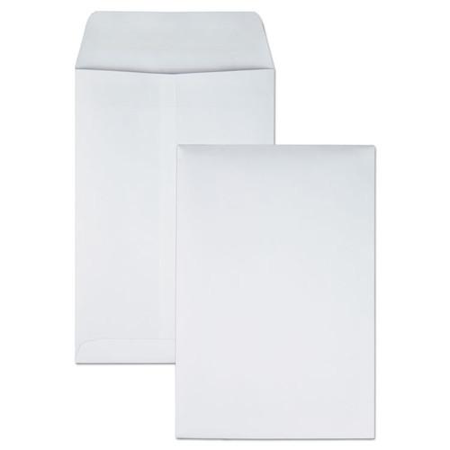 Redi-Seal Catalog Envelope, #1 3/4, Cheese Blade Flap, Redi-Seal Adhesive Closure, 6.5 x 9.5, White, 100/Box [SKU: QUA43317]