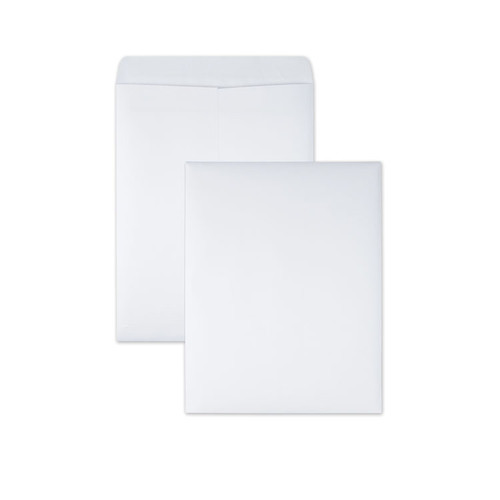 Redi-Seal Catalog Envelope, #12 1/2, Cheese Blade Flap, Redi-Seal Adhesive Closure, 9.5 x 12.5, White, 100/Box [SKU: QUA43617]