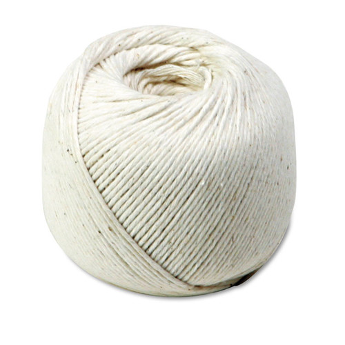 White Cotton 10-Ply (Medium) String in Ball, 475 Feet [SKU: QUA46171]