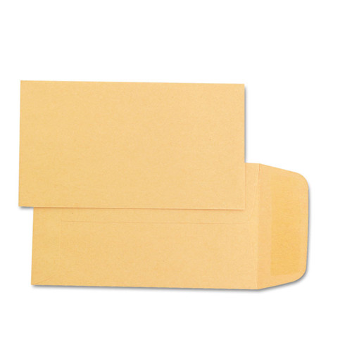 Kraft Coin and Small Parts Envelope, #1, Square Flap, Gummed Closure, 2.25 x 3.5, Light Brown Kraft, 500/Box [SKU: QUA50162]