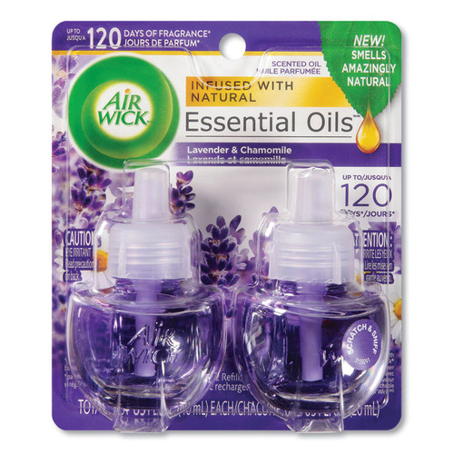Scented Oil Refill, Lavender and Chamomile, 0.67 oz, 2/Pack [SKU: RAC78473CT]