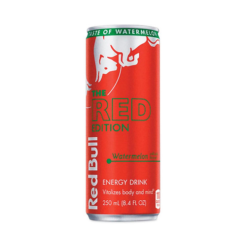 The Red Edition Energy Drink, Watermelon, 8.4 oz Can, 24/Carton [SKU: RDBRBD45448]