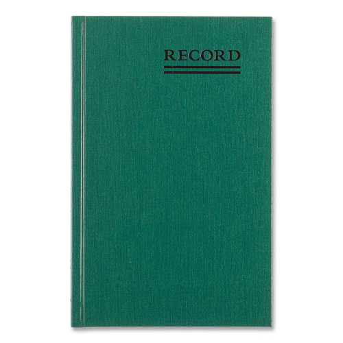 Emerald Series Account Book, Green Cover, 9.63 x 6.25 Sheets, 200 Sheets/Book [SKU: RED56521]