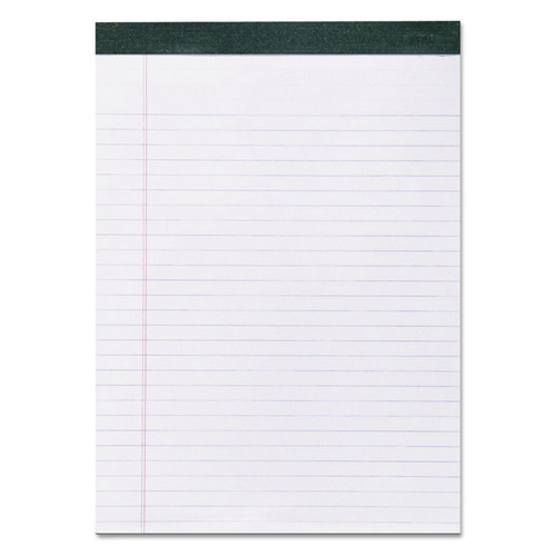 Recycled Legal Pad, Wide/Legal Rule, 40 White 8.5 x 11 Sheets, Dozen [SKU: ROA74713]