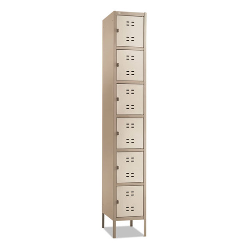 Box Locker, 12w x 18d x 78h, Two-Tone Tan [SKU: SAF5524TN]