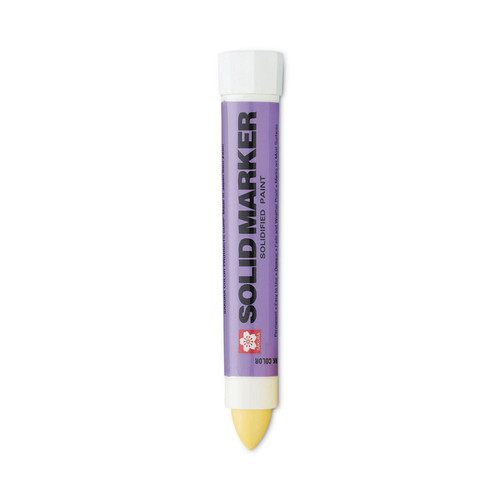 Solid Paint Marker, Bullet Tip, Yellow, Dozen [SKU: SAKXSC3DZ]
