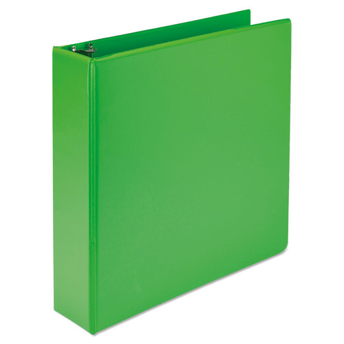 Earths Choice Biobased Durable Fashion View Binder, 3 Rings, 2" Capacity, 11 x 8.5, Lime, 2/Pack [SKU: SAMU86678]