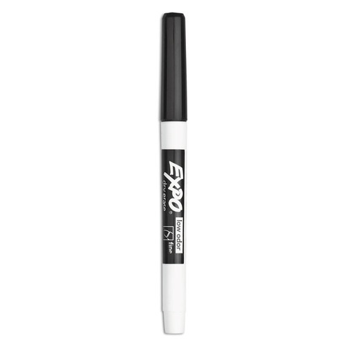 Low-Odor Dry-Erase Marker Value Pack, Fine Bullet Tip, Black, 36/Box [SKU: SAN1921062]