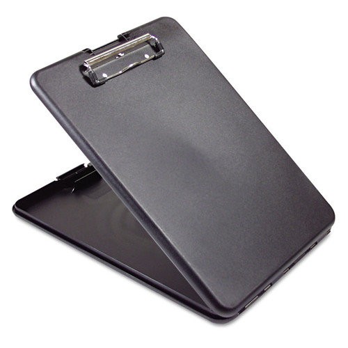 SlimMate Storage Clipboard, 0.5" Clip Capacity, Holds 8.5 x 11 Sheets, Black [SKU: SAU00558]