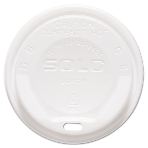 The Gourmet Lid Hot Cup Lids for Trophy Plus, Fits 12 oz to 20 oz, White, 1,500/Carton [SKU: SCCLGXW2]