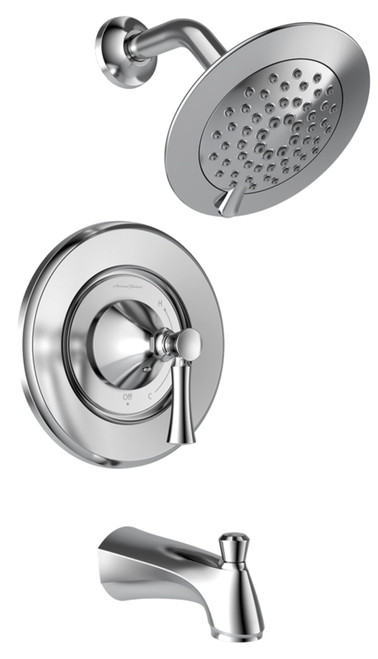 American Standard Chancellor Series 7022502.002 Tub and Shower Valve Trim Kit, Multi-Function Showerhead, 1.8 gpm Tub [SKU: ORG1692045]