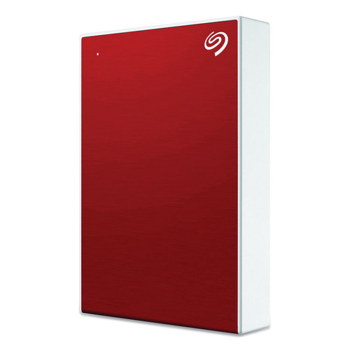 Backup Plus External Hard Drive, 5 TB, USB 2.0/3.0, Red [SKU: SGTSTKC5000403]