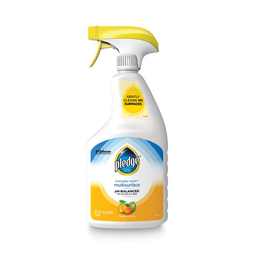 pH-Balanced Everyday Clean Multisurface Cleaner, Clean Citrus Scent, 25 oz Trigger Spray Bottle, 6/Carton [SKU: SJN336283]