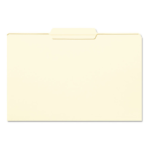 Reinforced Tab Manila File Folders, 1/3-Cut Tabs: Center Position, Legal Size, 0.75" Expansion, 11-pt Manila, 100/Box [SKU: SMD15336]