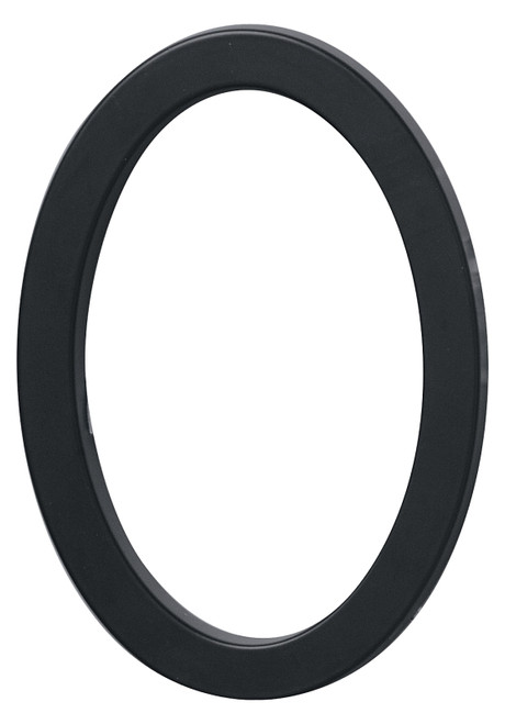 HY-KO FM-6 Architectural Series FM-6/0 House Number, Character: 0, 6 in H Character, Black Character [SKU: ORG7008014]