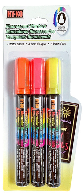 HY-KO 40618 Glass Marker, Orange/Pink/Yellow [SKU: ORG2160737]