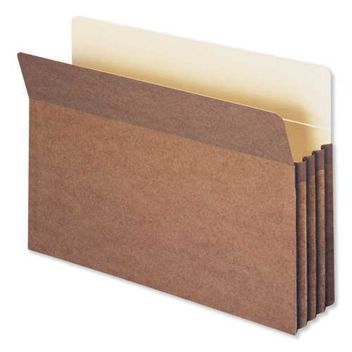 Redrope Drop Front File Pockets, 3.5" Expansion, Legal Size, Redrope, 50/Box [SKU: SMD74805]