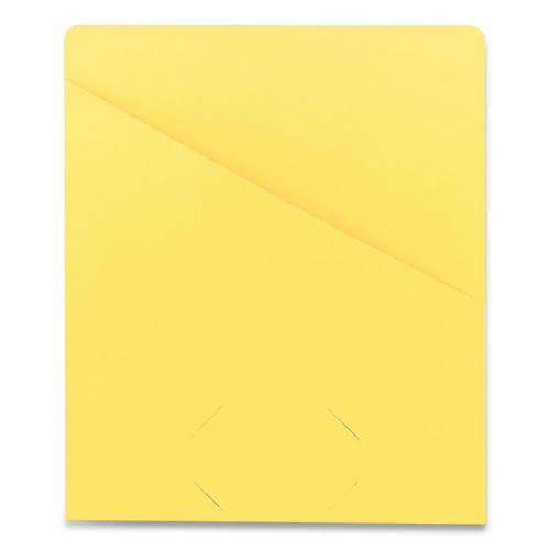 File Jackets, Letter Size, Yellow, 25/Pack [SKU: SMD75434]