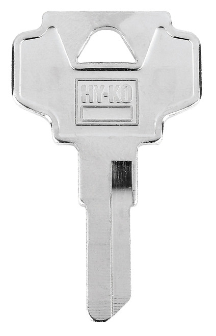 HY-KO 11010BN7 Key Blank, Brass, Nickel-Plated, For: Bargman BN7 Locks [SKU: ORG4332755]