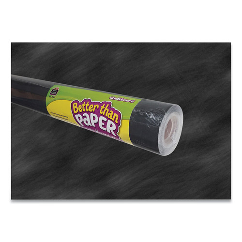 Better Than Paper Bulletin Board Roll, 4 ft x 12 ft, Chalkboard [SKU: TCR77363]