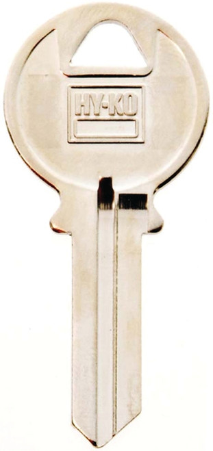 HY-KO 11010IN1 Key Blank, Brass, Nickel, For: ILCO Cabinet, House Locks and Padlocks [SKU: ORG8835175]