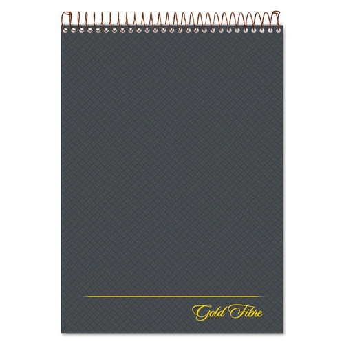 Gold Fibre Wirebound Project Notes Pad, Project-Management Format, Gray Cover, 70 White 8.5 x 11.75 Sheets [SKU: TOP20813]