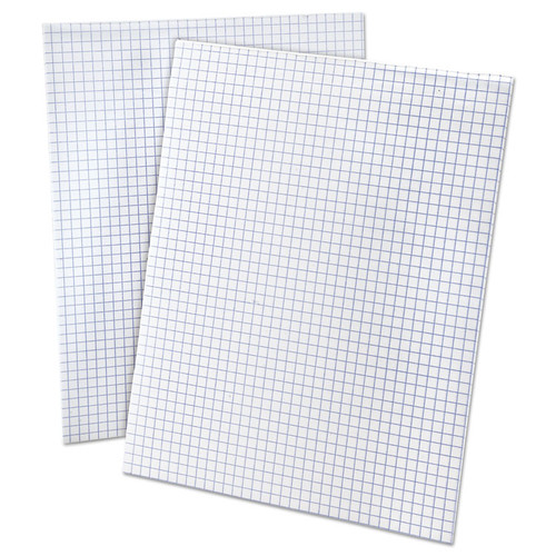 Quadrille Pads, Quadrille Rule (4 sq/in), 50 White (Standard 15 lb Bond) 8.5 x 11 Sheets [SKU: TOP22030C]