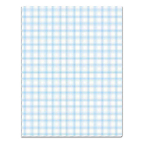 Quadrille Pads, Quadrille Rule (10 sq/in), 50 White 8.5 x 11 Sheets [SKU: TOP33101]