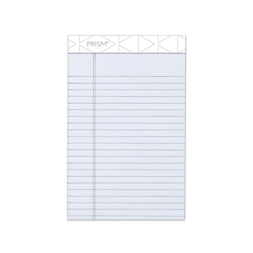 Prism + Colored Writing Pads, Narrow Rule, 50 Pastel Gray 5 x 8 Sheets, 12/Pack [SKU: TOP63060]