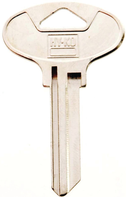 HY-KO 11010KW5 Key Blank, Brass, Nickel, For: Kwikset Cabinet, House Locks and Padlocks [SKU: ORG3694445]