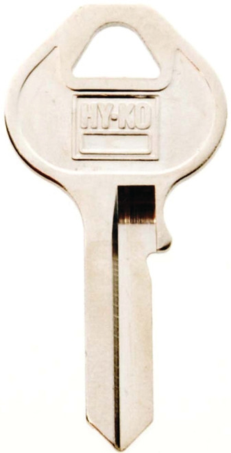 HY-KO 11010M10 Key Blank, Brass, Nickel, For: Master Locks and Padlocks [SKU: ORG9751298]